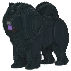 Jekca Games-- Chow Chow 02-M03 - Big - Lego - Sculpture - Construction - 4D - Brick Animals - Toys - Avvenice