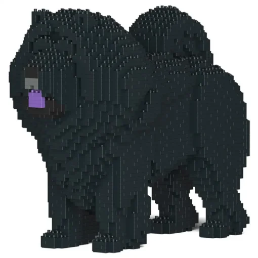 Jekca Games-- Chow Chow 02-M03 - Big - Lego - Sculpture - Construction - 4D - Brick Animals - Toys - Avvenice