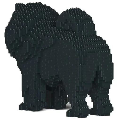 Jekca Games-- Chow Chow 02-M03 - Big - Lego - Sculpture - Construction - 4D - Brick Animals - Toys - Avvenice