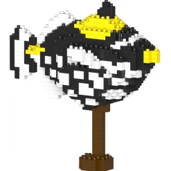 Jekca Games-- Clown Triggerfish 01 - Big - Lego - Sculpture - Construction - 4D - Brick Animals - Toys - Avvenice
