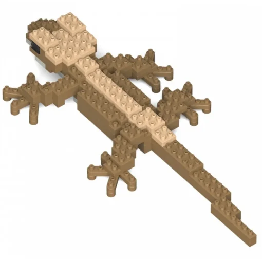 Jekca Games-- Crested Gecko 01 - Big - Lego - Sculpture - Construction - 4D - Brick Animals - Toys - Avvenice