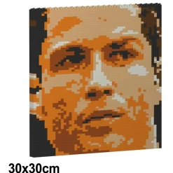 Jekca Games-- Cristiano Ronaldo Brick Painting 04S - Lego - Sculpture - Construction - 4D - Brick Animals - Toys - Avvenice