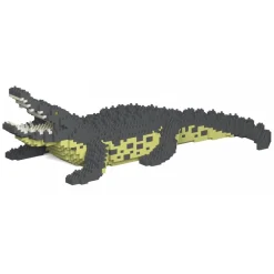 Jekca Games-- Crocodile 01S - Lego - Sculpture - Construction - 4D - Brick Animals - Toys - Avvenice