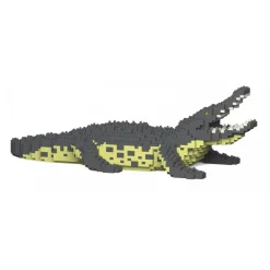 Jekca Games-- Crocodile 01S - Lego - Sculpture - Construction - 4D - Brick Animals - Toys - Avvenice