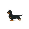 Jekca Games-- Dachshund - Dog - 02S-M01 - Lego - Sculpture - Construction - 4D - Brick Animals - Toys - Avvenice