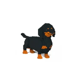 Jekca Games-- Dachshund - Dog - 02S-M01 - Lego - Sculpture - Construction - 4D - Brick Animals - Toys - Avvenice