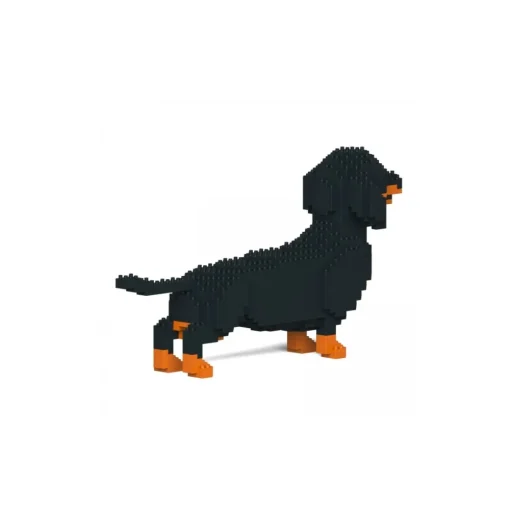 Jekca Games-- Dachshund - Dog - 02S-M01 - Lego - Sculpture - Construction - 4D - Brick Animals - Toys - Avvenice
