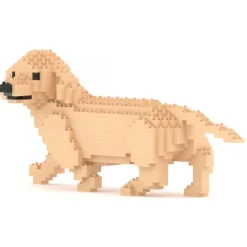 Jekca Games-- Dachshund 06-M03 - Big - Lego - Sculpture - Construction - 4D - Brick Animals - Toys - Avvenice