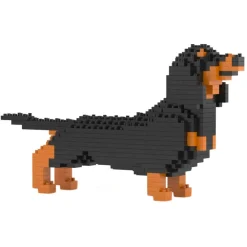 Jekca Games-- Dachshund Mini 01 - Big - Lego - Sculpture - Construction - 4D - Brick Animals - Toys - Avvenice