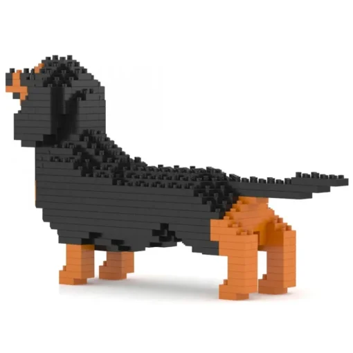 Jekca Games-- Dachshund Mini 01 - Big - Lego - Sculpture - Construction - 4D - Brick Animals - Toys - Avvenice