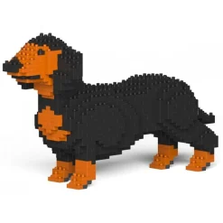 Jekca Games-- Dachshund 01S-M01 - Lego - Sculpture - Construction - 4D - Brick Animals - Toys - Avvenice