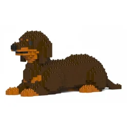 Jekca Games-- Dachshund 04S-M02 - Lego - Sculpture - Construction - 4D - Brick Animals - Toys - Avvenice