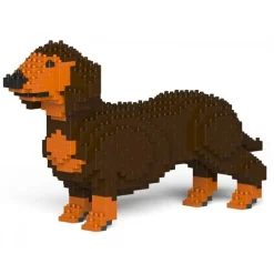 Jekca Games-- Dachshund 01S-M02 - Lego - Sculpture - Construction - 4D - Brick Animals - Toys - Avvenice