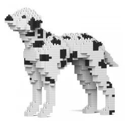 Jekca Games-- Dalmatian 01S-M01 - Lego - Sculpture - Construction - 4D - Brick Animals - Toys - Avvenice