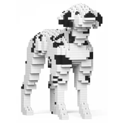 Jekca Games-- Dalmatian 01S-M01 - Lego - Sculpture - Construction - 4D - Brick Animals - Toys - Avvenice