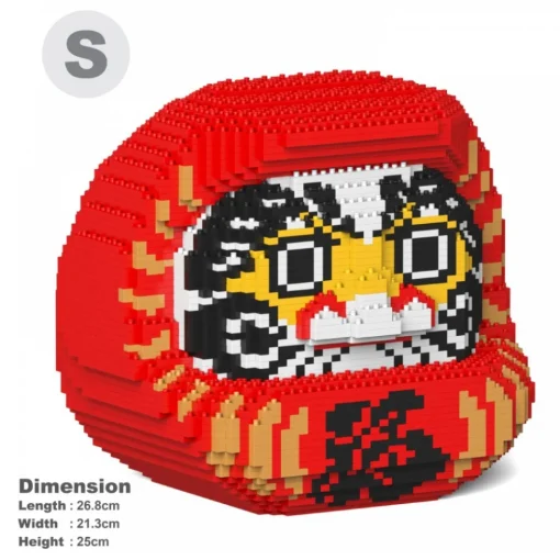 Jekca Games-- Daruma Doll 01S-M01 - Lego - Sculpture - Construction - 4D - Brick Animals - Toys - Avvenice