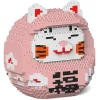 Jekca Games-- Daruma Maneki Neko 01-M01 - Big - Lego - Sculpture - Construction - 4D - Brick Animals - Toys - Avvenice