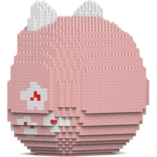 Jekca Games-- Daruma Maneki Neko 01-M01 - Big - Lego - Sculpture - Construction - 4D - Brick Animals - Toys - Avvenice