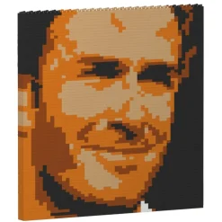 Jekca Games-- David Beckham Brick Painting 03S - Lego - Sculpture - Construction - 4D - Brick Animals - Toys - Avvenice