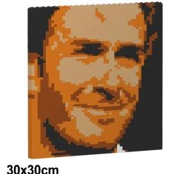 Jekca Games-- David Beckham Brick Painting 03S - Lego - Sculpture - Construction - 4D - Brick Animals - Toys - Avvenice