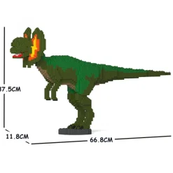Jekca Games-- Dilophosaurus 01S-M01 - Lego - Sculpture - Construction - 4D - Brick Animals - Toys - Avvenice