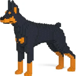 Jekca Games-- Doberman Pinscher 01-M01 - Big - Lego - Sculpture - Construction - 4D - Brick Animals - Toys - Avvenice