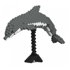 Jekca Games-- Dolphin 02S - Lego - Sculpture - Construction - 4D - Brick Animals - Toys - Avvenice