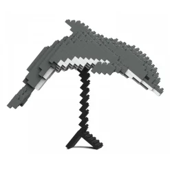 Jekca Games-- Dolphin 02S - Lego - Sculpture - Construction - 4D - Brick Animals - Toys - Avvenice