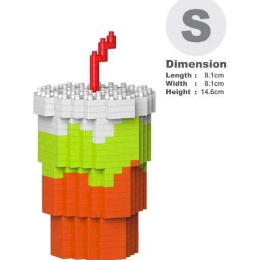 Jekca Games-- Drink Cup 01S - Lego - Sculpture - Construction - 4D - Brick Animals - Toys - Avvenice