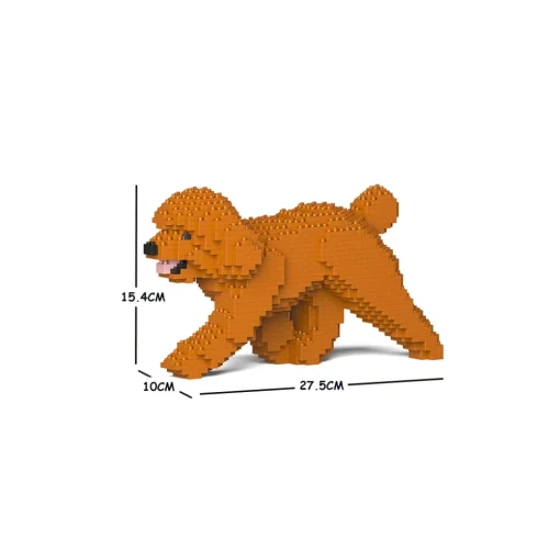Jekca Games-- Dwarf Poodle - Dog - 02S-M04 - Lego - Sculpture - Construction - 4D - Brick Animals - Toys - Avvenice