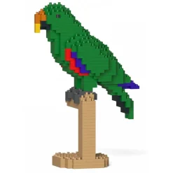Jekca Games-- Eclectus 02S - Lego - Sculpture - Construction - 4D - Brick Animals - Toys - Avvenice