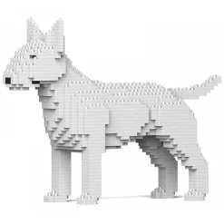 Jekca Games-- English Bull Terrier 01S-M03 - Lego - Sculpture - Construction - 4D - Brick Animals - Toys - Avvenice