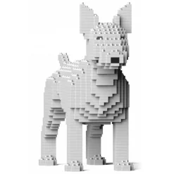 Jekca Games-- English Bull Terrier 01S-M03 - Lego - Sculpture - Construction - 4D - Brick Animals - Toys - Avvenice