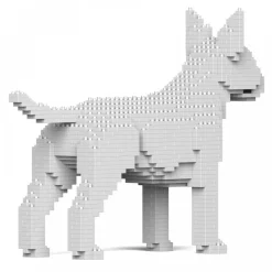 Jekca Games-- English Bull Terrier 01S-M03 - Lego - Sculpture - Construction - 4D - Brick Animals - Toys - Avvenice