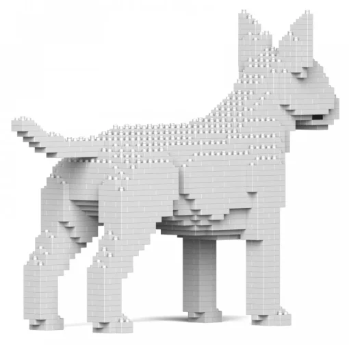 Jekca Games-- English Bull Terrier 01S-M03 - Lego - Sculpture - Construction - 4D - Brick Animals - Toys - Avvenice