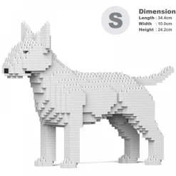 Jekca Games-- English Bull Terrier 01S-M03 - Lego - Sculpture - Construction - 4D - Brick Animals - Toys - Avvenice