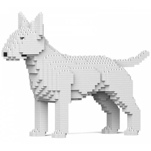 Jekca Games-- English Bull Terrier 01-M03 - Big - Lego - Sculpture - Construction - 4D - Brick Animals - Toys - Avvenice