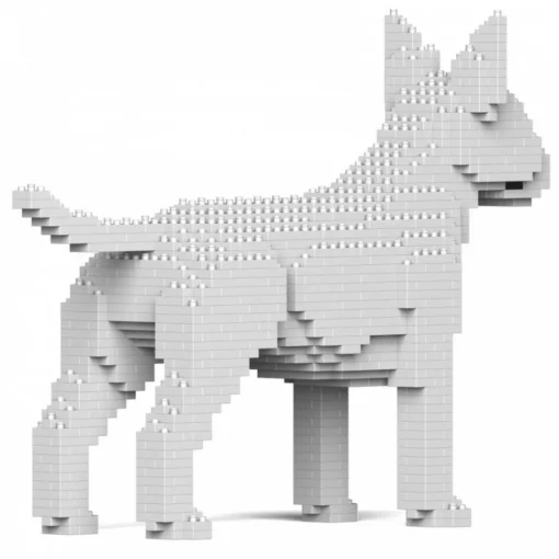 Jekca Games-- English Bull Terrier 01-M03 - Big - Lego - Sculpture - Construction - 4D - Brick Animals - Toys - Avvenice