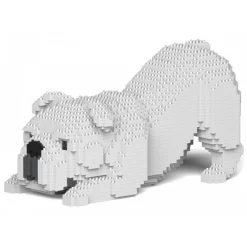 Jekca Games-- English Bulldog 4-in-1 Pack 01S-M02 - Lego - Sculpture - Construction - 4D - Brick Animals - Toys - Avvenice