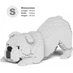 Jekca Games-- English Bulldog 4-in-1 Pack 01S-M02 - Lego - Sculpture - Construction - 4D - Brick Animals - Toys - Avvenice