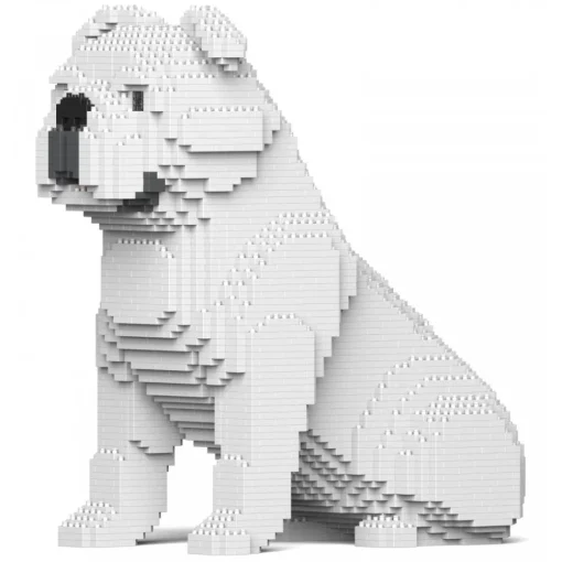 Jekca Games-- English Bulldog 4-in-1 Pack 01S-M02 - Lego - Sculpture - Construction - 4D - Brick Animals - Toys - Avvenice