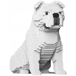 Jekca Games-- English Bulldog 4-in-1 Pack 01S-M02 - Lego - Sculpture - Construction - 4D - Brick Animals - Toys - Avvenice