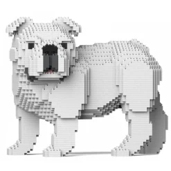 Jekca Games-- English Bulldog 4-in-1 Pack 01S-M02 - Lego - Sculpture - Construction - 4D - Brick Animals - Toys - Avvenice