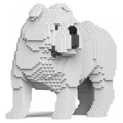 Jekca Games-- English Bulldog 4-in-1 Pack 01S-M02 - Lego - Sculpture - Construction - 4D - Brick Animals - Toys - Avvenice