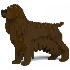 Jekca Games-- English Cocker Spaniel 01-M04 - Big - Lego - Sculpture - Construction - 4D - Brick Animals - Toys - Avvenice