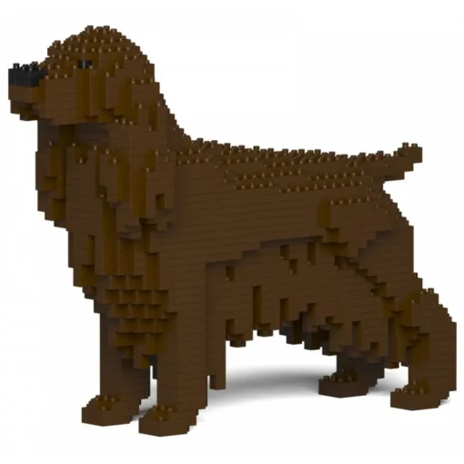 Jekca Games-- English Cocker Spaniel 01-M04 - Big - Lego - Sculpture - Construction - 4D - Brick Animals - Toys - Avvenice