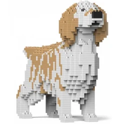 Jekca Games-- English Setter 01-M01 - Big - Lego - Sculpture - Construction - 4D - Brick Animals - Toys - Avvenice