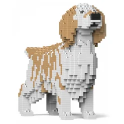 Jekca Games-- English Setter 01S-M01 - Lego - Sculpture - Construction - 4D - Brick Animals - Toys - Avvenice