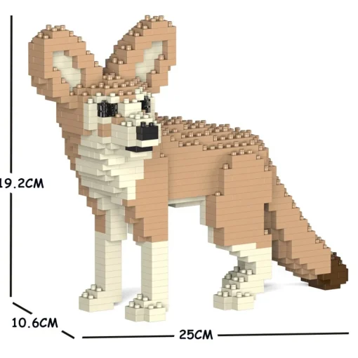 Jekca Games-- Fennec Fox 01S - Lego - Sculpture - Construction - 4D - Brick Animals - Toys - Avvenice