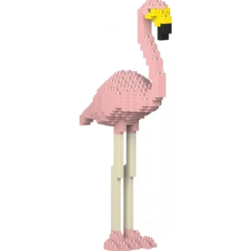 Jekca Games-- Flamingo 01S-M02 - Lego - Sculpture - Construction - 4D - Brick Animals - Toys - Avvenice